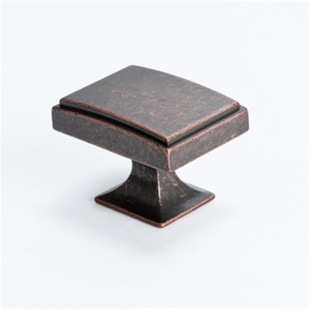 Hd Berenson 1.5 x 1.12 in. Knob Hearthstone- Weathered Verona Bronz BE4085 1WVB